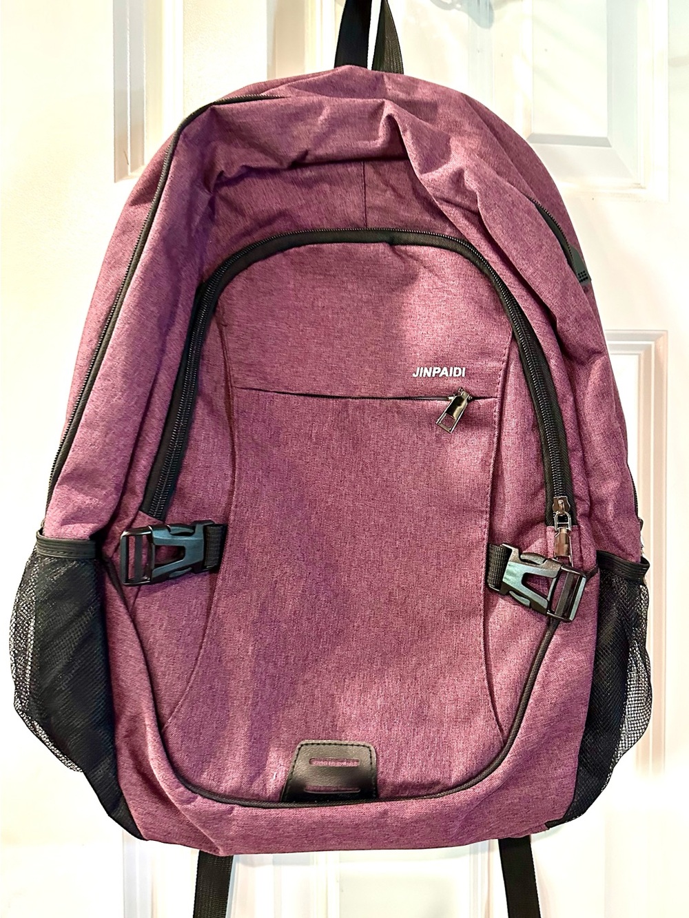 Plum Backpack - Durable 16x23 Everyday Bag by Jinpaidi